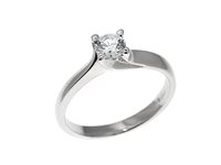 Anillo Guerretta Gioielli Mujer Solitario Diamante in Oro blanco Diamante ASB142-020 - ASB142-020